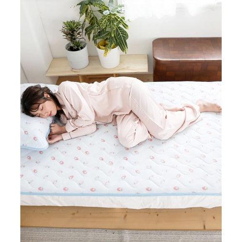 單人涼感床墊-100x205cm|單人保潔墊、接觸冷感 - 富士通販