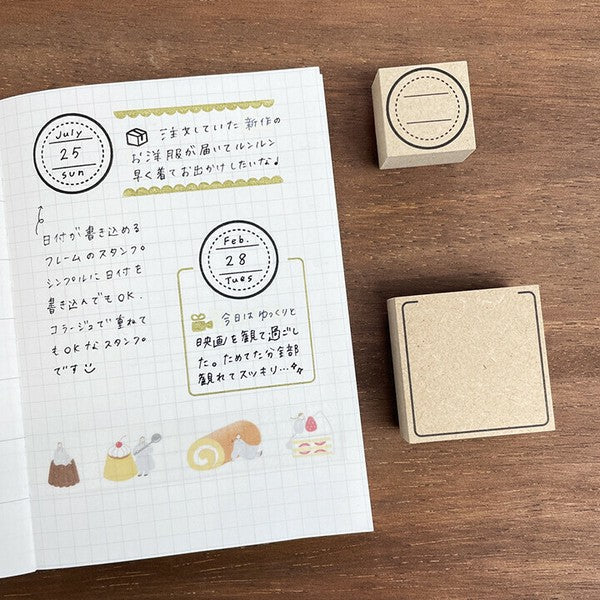 日本製 Stamp Marche 手帳素材印章 多款 | 橡皮章 手帳印章 子彈筆記