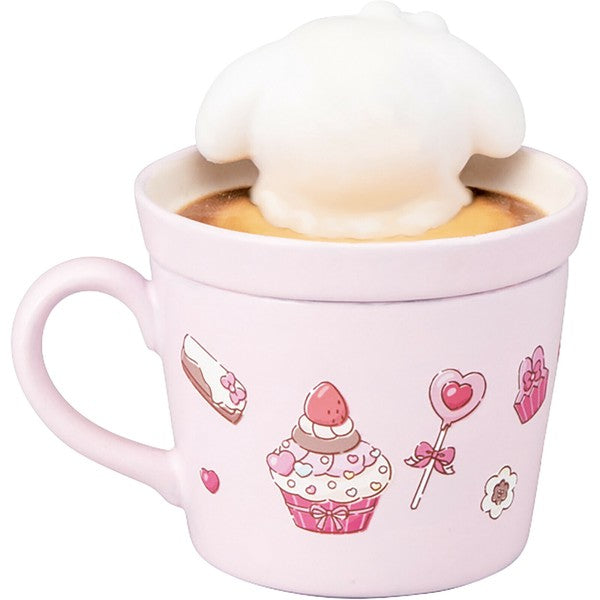 日本 正版三麗鷗 Sanrio 立體拉花造型馬克杯 | 陶瓷杯 把手杯 拉花杯蓋 美樂蒂 酷洛米