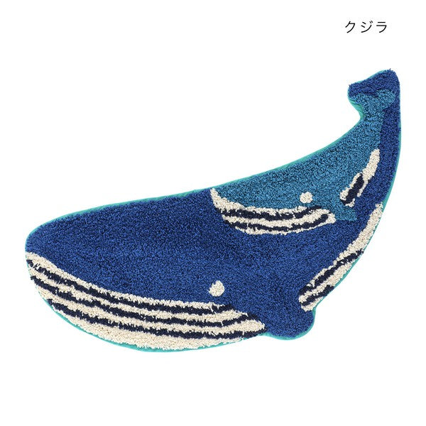 可愛造型 海洋系列 鯨鯊 鯨魚 吸水防滑 地墊 | 客廳 浴室 房間 玄關 床邊 可愛地墊