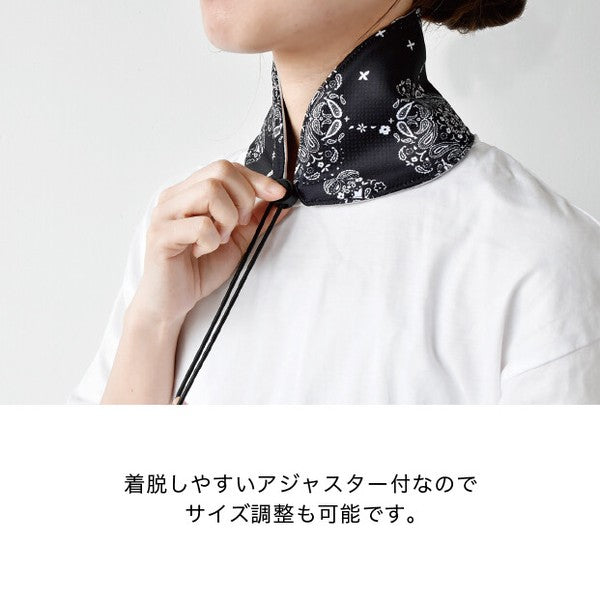 日本 男女適用抗菌涼感頸套束帶款 附保冷劑|涼感巾 防曬圍脖 脖子防曬