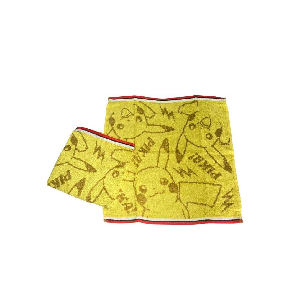 寶可夢毛巾2入|日本100%純棉,34x35cm - 富士通販