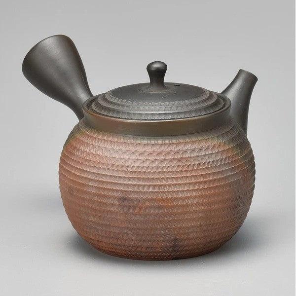 日本製 常滑燒 玉光窯 蜂巢濾網 側把壺 220cc|陶瓷茶壺 泡茶壺 - 富士通販