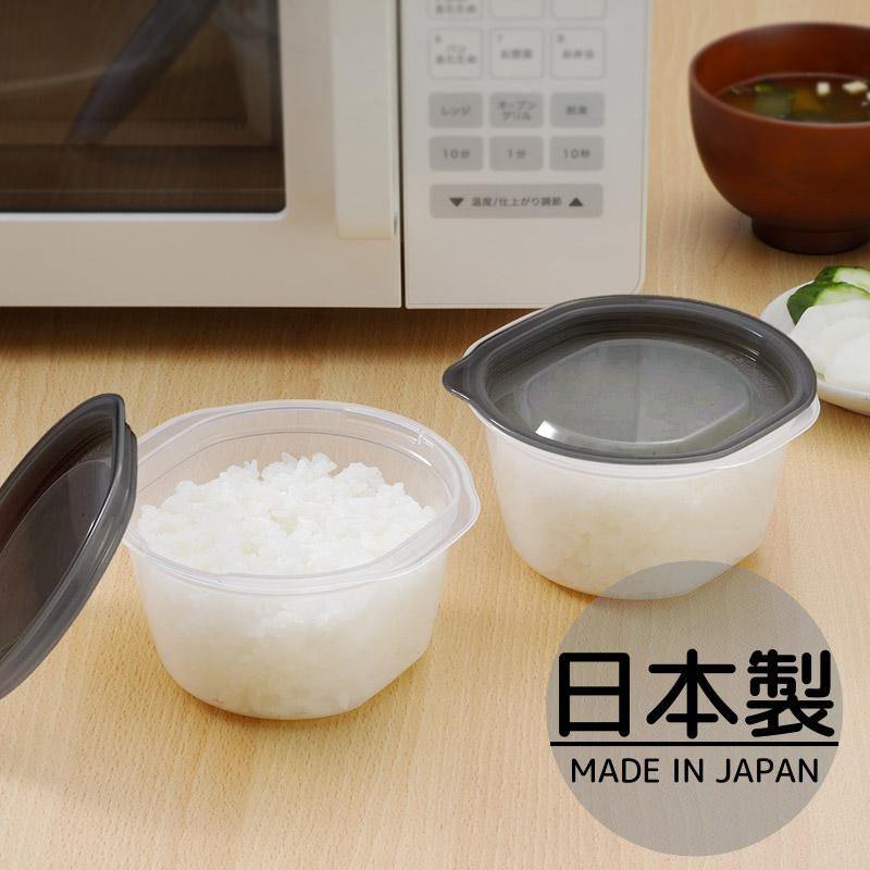 日本製可微波耐熱圓形保鮮盒270ml-2入|冰箱收納盒 - 富士通販