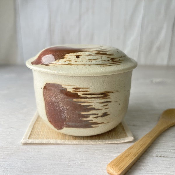 日本製 250ml 陶瓷茶碗蒸杯附蓋|日系質感蒸碗 和食器 居家餐桌 日常料理