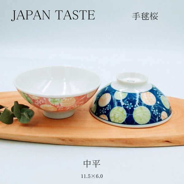 日本製 手毬櫻花 美濃商 陶瓷 飯碗|陶瓷碗 餐桌日常質感碗 湯碗