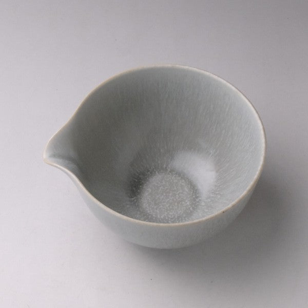 日本製 灰結晶釉注口抹茶碗|日常茶道碗 居家抹茶杯 質感陶器
