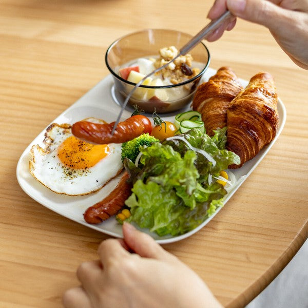 日本製 NEST 早餐分隔盤|日系質感餐盤 輕食盤 居家餐桌 分格盤