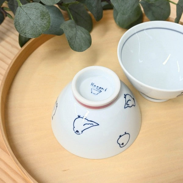 日本製 corottori 小鳥圖案飯碗|日常質感陶瓷飯碗 茶碗 居家餐具 可微波 洗碗機適用