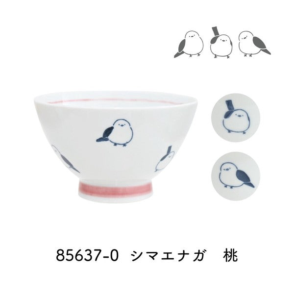 日本製 corottori 小鳥圖案飯碗|日常質感陶瓷飯碗 茶碗 居家餐具 可微波 洗碗機適用