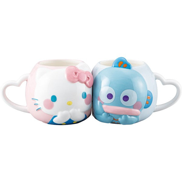 日本 三麗鷗 Hello Kitty & 漢頓 對杯馬克杯組 250ml|情侶對杯 可愛馬克杯