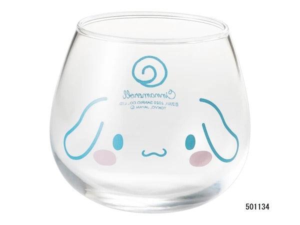 日本製不倒翁透明玻璃杯 牛奶杯 320ml|大耳狗 酷洛米 帕恰狗 Hello Kitty 美樂蒂 布丁狗