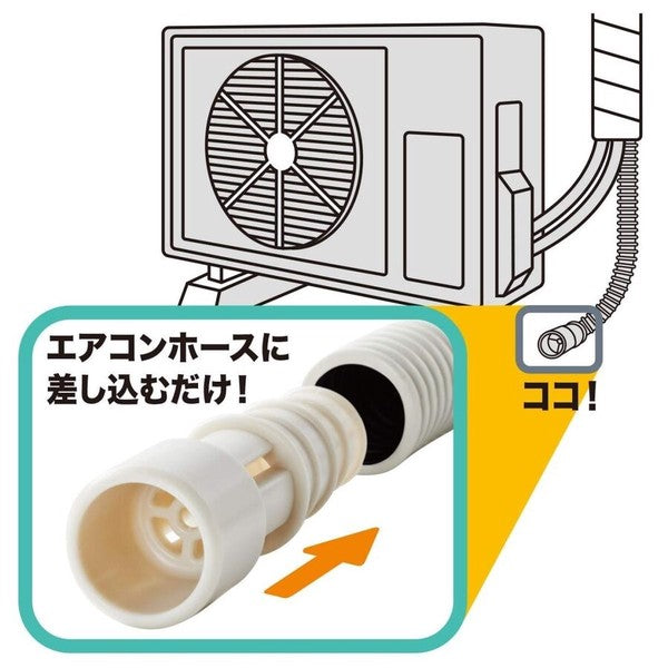 日本製 ISETO 伊勢藤 空調排水管防蟲塞 防蟲帽 2入裝 | 防蟑螂 防蟲器 冷氣排水管配件 除蟲