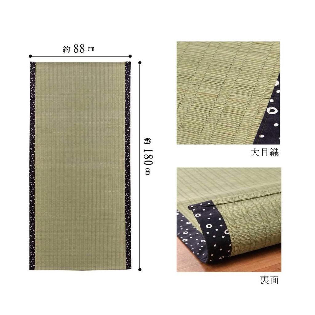 日本製蘭草草蓆_88x180cm|熊本燈芯草涼蓆單人睡墊 - 富士通販