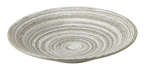 日本製 cierto 美濃燒 舞系列餐盤 19.5cm | 義大利麵盤 早餐盤 圓盤
