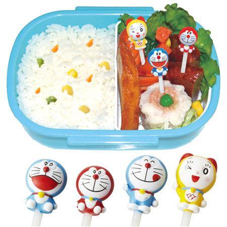 兒童餐盒裝飾造型食物叉|哆啦A夢小哆啦哆啦美 - 富士通販
