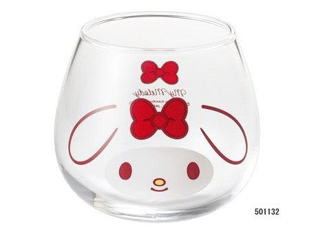 Hello Kitty凱蒂貓 布丁狗 美樂蒂 透明玻璃杯|牛奶不倒翁杯 - 富士通販