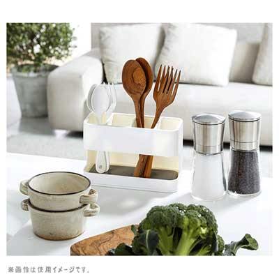 日本 Karari 無印良品風 珪藻土 廚房收納|餐具刀叉收納瀝水架-兩種款式可選 - 富士通販