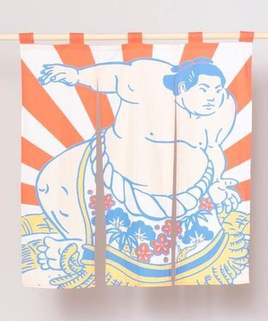 日本文化【Kaya】Japoni Noren 日式風格門簾-(櫻花富士山) - 富士通販