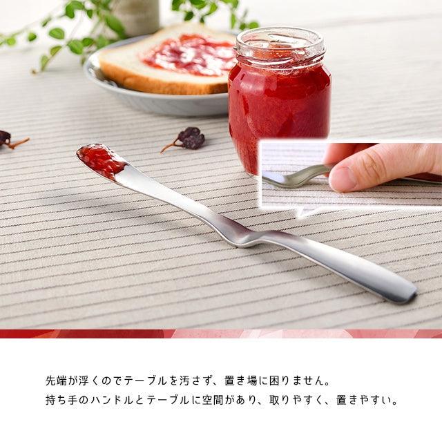 日本製LEYE不銹鋼果醬抹刀|不沾桌多功能挖勺 攪拌棒 - 富士通販