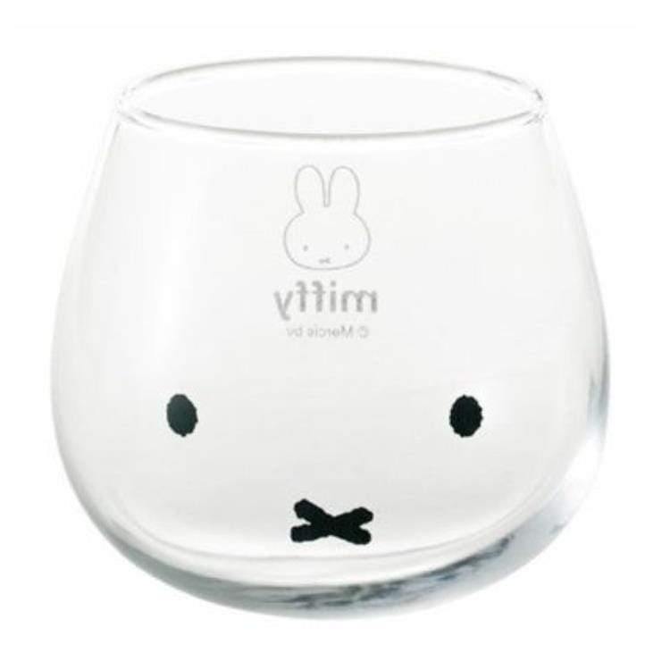 Miffy米飛兔透明玻璃杯|牛奶不倒翁杯 - 富士通販