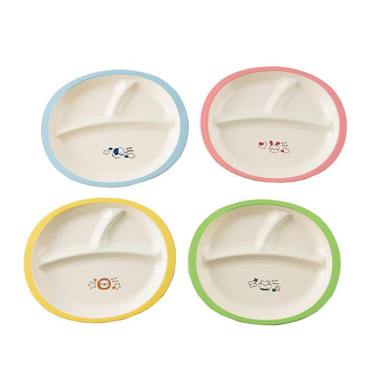 Mogumogu 兒童分隔餐盤|兒童餐具 - 富士通販