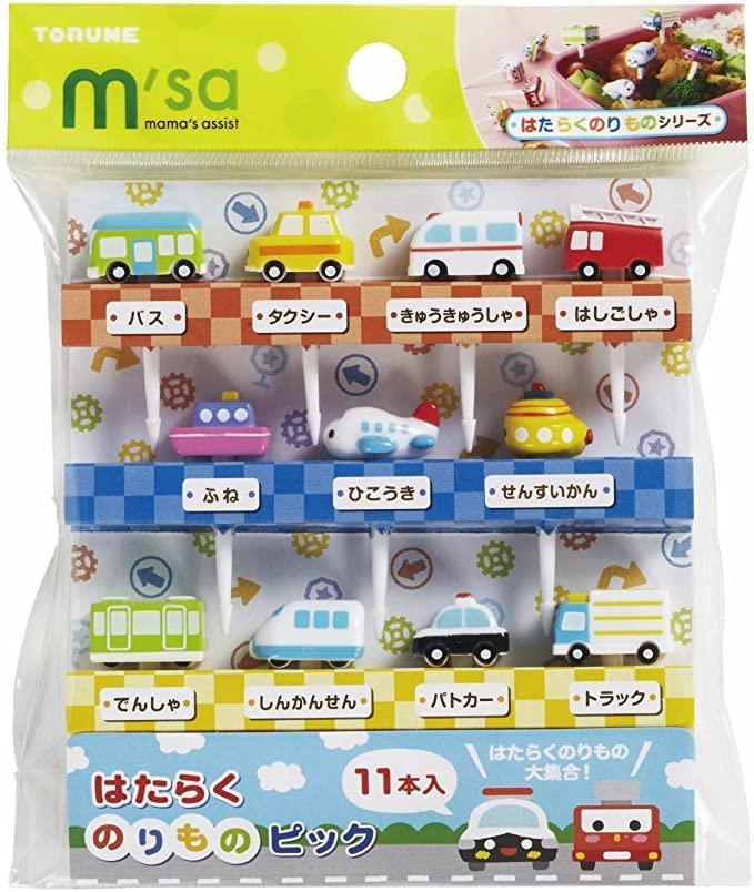 msa正版造型食物叉-車子|可愛造型食物叉水果叉點心叉造型水果叉 - 富士通販