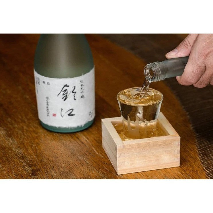 日本製 檜木酒枡 170ml | 檜木縁起枡 酒枡杯 盛酒杯 一合枡 清酒杯 木質香