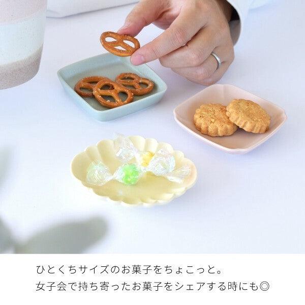 日本製 美濃燒 可愛造型 陶瓷小盤子|小菜碟 醬料碟 飾品盤 甜點盤 - 富士通販