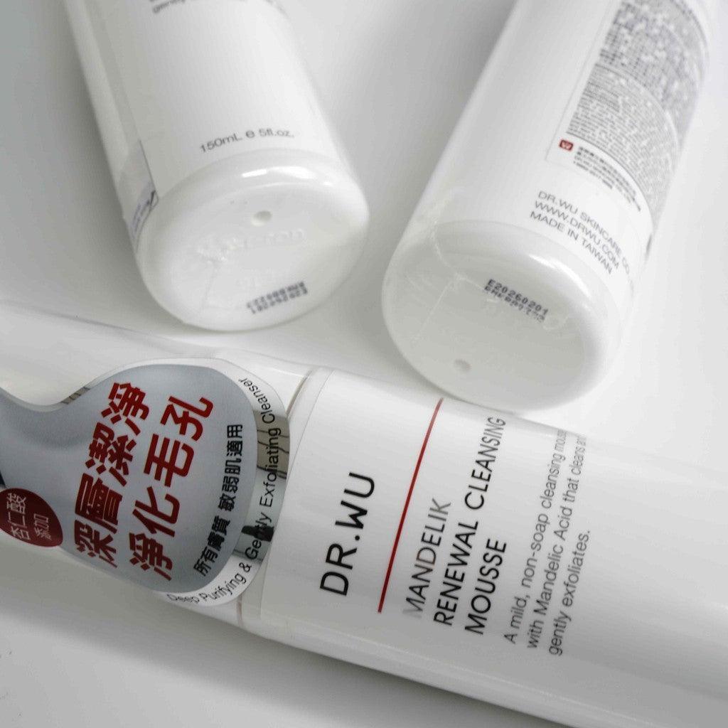 醫美 DR.WU 杏仁酸煥膚潔顏慕斯 150ml|控油洗面乳 抗痘洗面乳