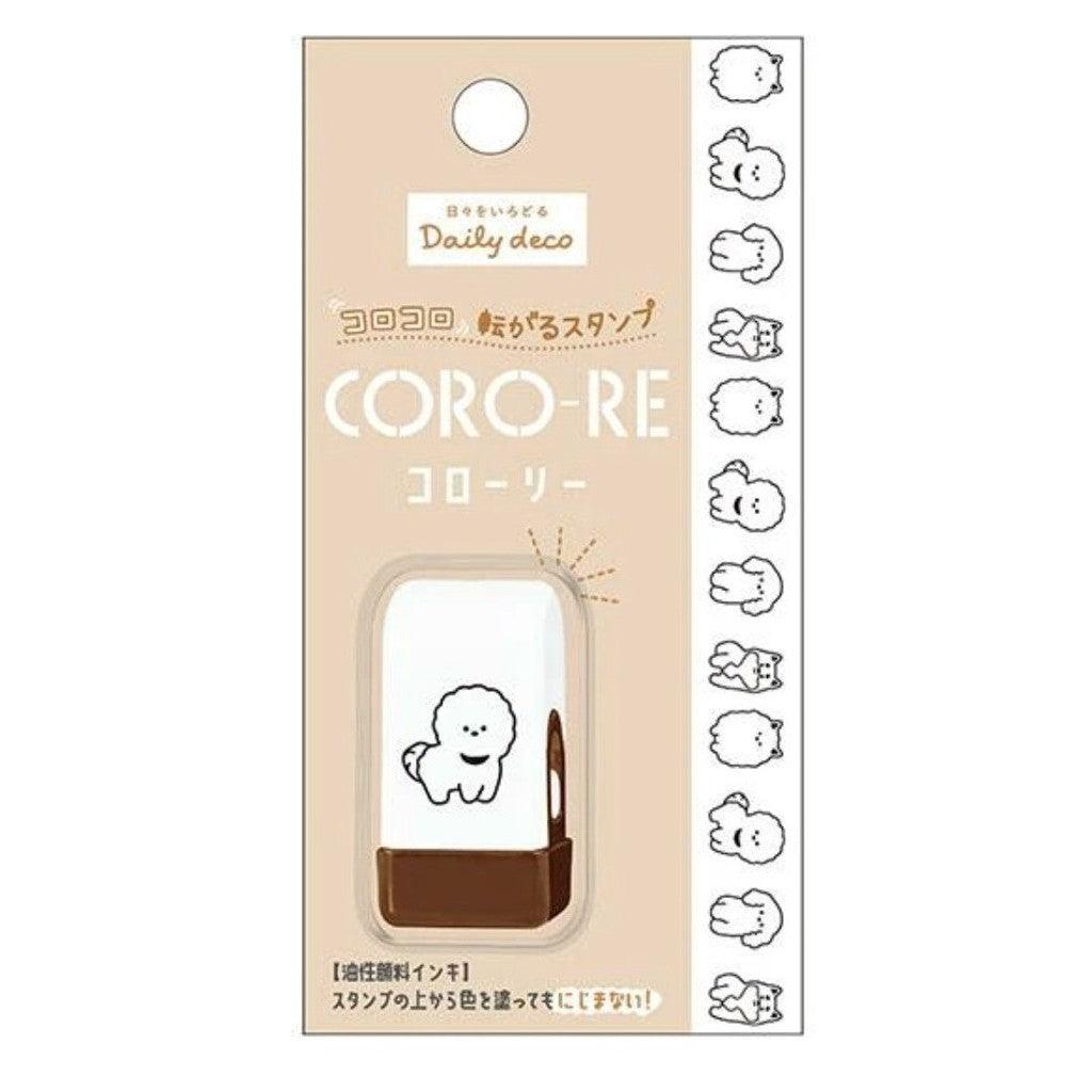 日本 KAMIO CORO-RE系列 連續滾輪印章|手帳 花邊 小動物圖案 油性墨水