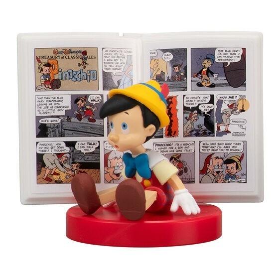 日本 BANDAI 萬代 扭蛋 迪士尼角色故事書公仔P2 小飛象 小熊維尼 愛麗絲 小木偶