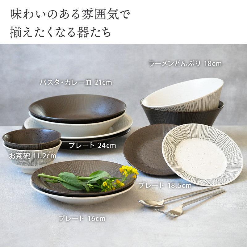 日本製 美濃燒 線條拉麵碗│多款尺寸 丼飯 烏龍麵 湯碗 碗公 飯碗