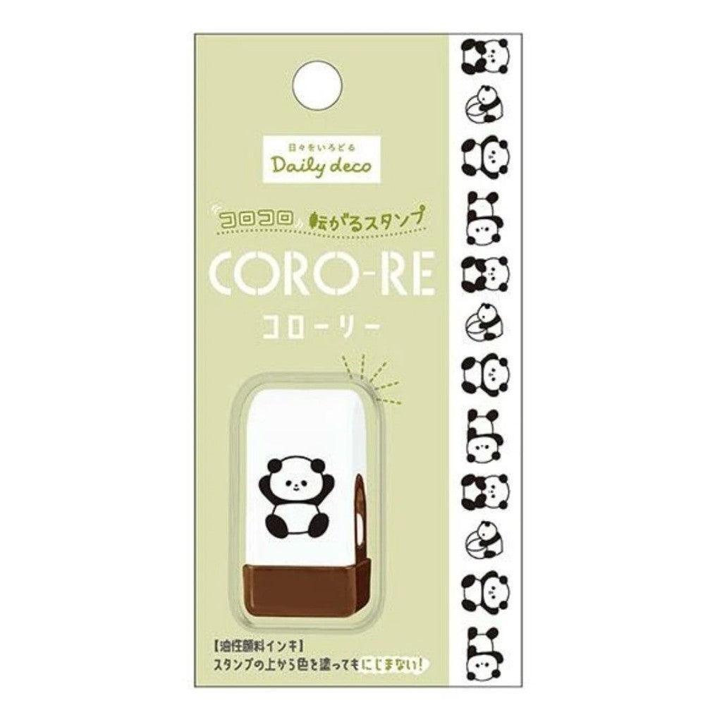 日本 KAMIO CORO-RE系列 連續滾輪印章|手帳 花邊 小動物圖案 油性墨水