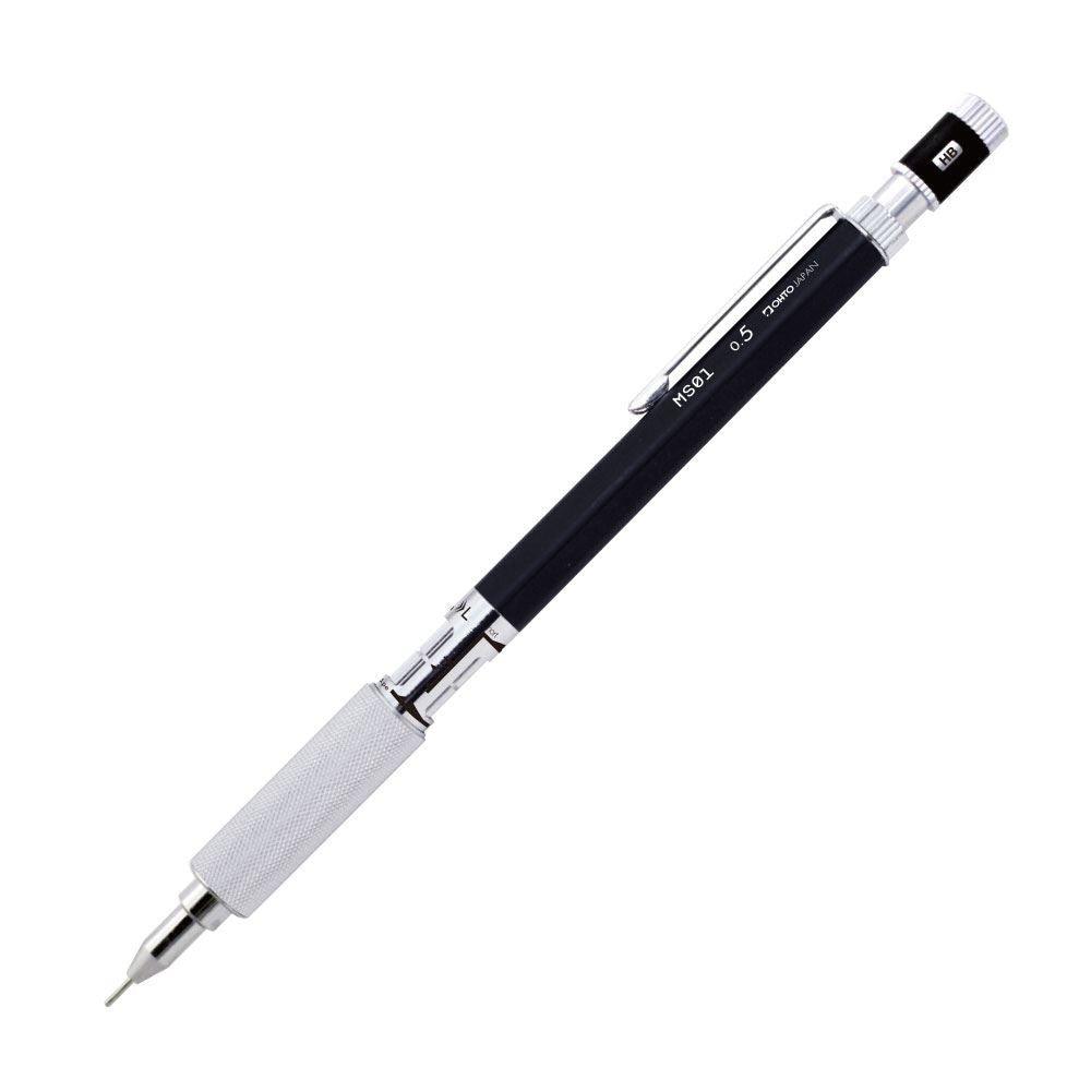 日本製 OHTO MS01 六角型製圖自動鉛筆 0.5mm 0.3mm|藍 銀 黑