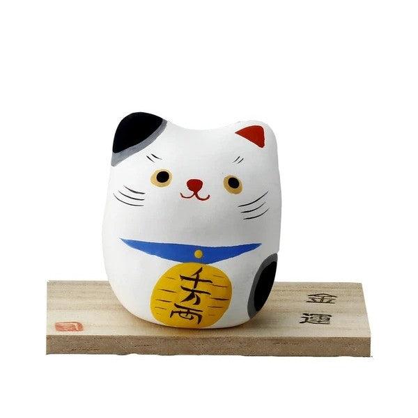 日本製 瀨戶燒 手繪陶瓷招財貓擺飾|開運小物 入宅禮 招財擺件