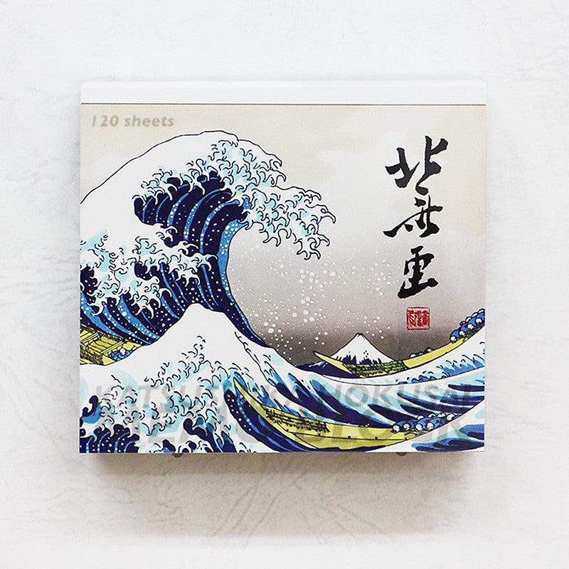 日本製 葛飾北齋 浮世繪明信片 便條紙 馬克杯 環保袋 富嶽三十六景 神奈川沖浪裏