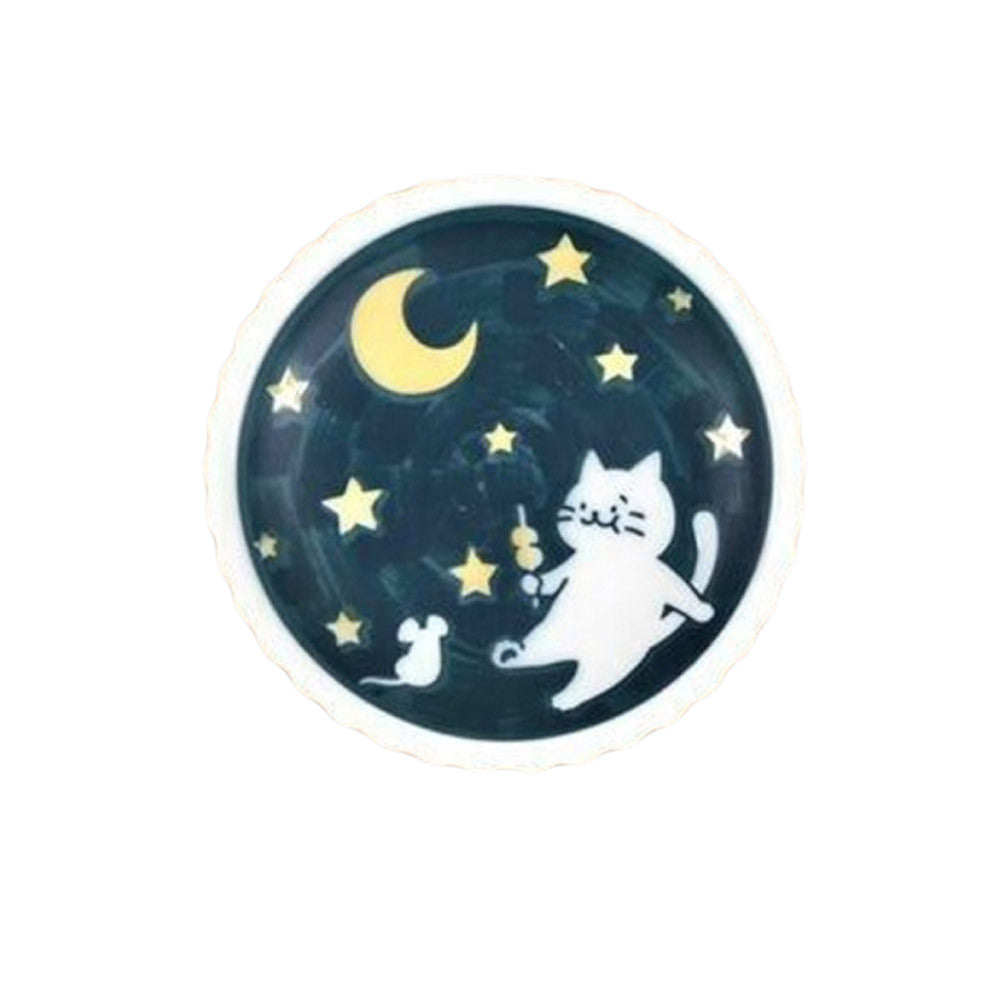 美濃燒 貓咪陶瓷餐盤︱圓盤 淺盤 點心盤 義大利麵盤 日式餐具