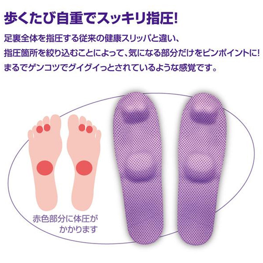 Alphax 足部按摩布面拖鞋︱男女款 眼部疲勞 穴位按摩 室內拖鞋 送禮