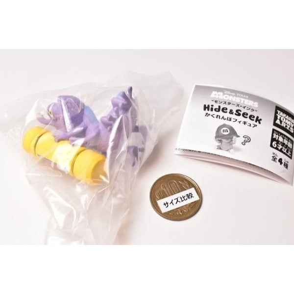 日本 怪獸電力公司躲貓貓公仔 扭蛋 毛怪 大眼仔 迪士尼 皮克斯