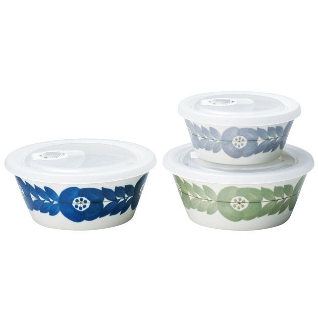 美濃燒 Blossom 陶瓷沙拉碗 附蓋∣480ml + 260ml 飯碗 日式餐具
