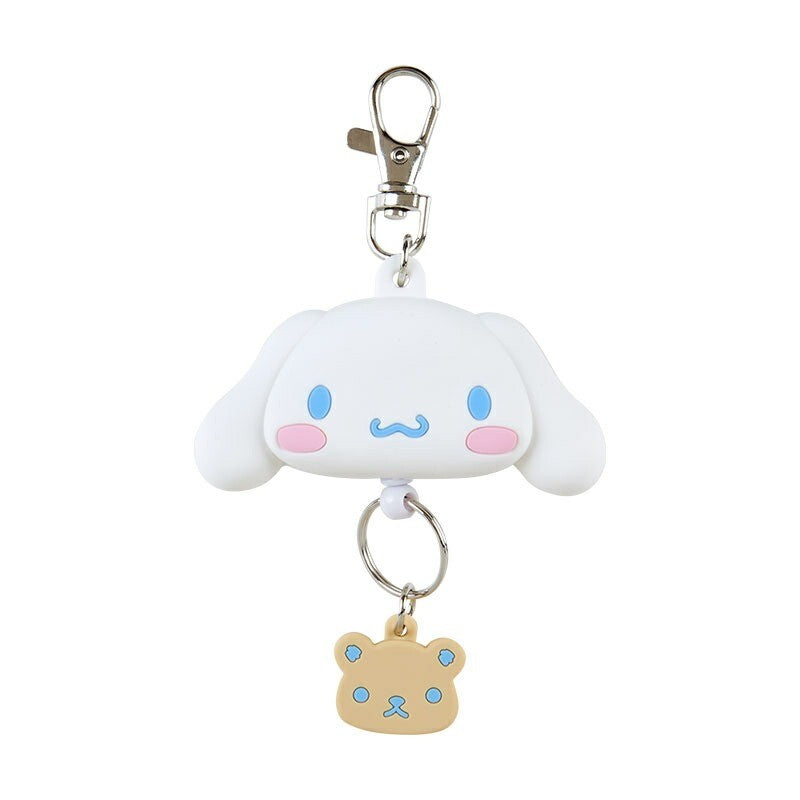 日本 正版三麗鷗 矽膠伸縮鑰匙圈 | Sanrio 易拉扣 鑰匙扣 酷洛米 美樂蒂 凱蒂貓