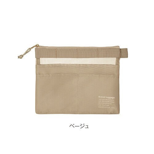 日本 kleid 多層網狀收納袋 A5/A6| 網格袋 護照套 袋中袋 文具收納