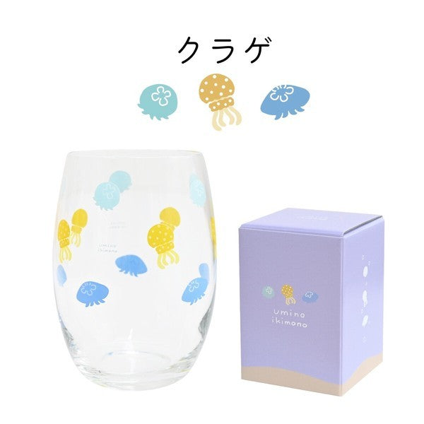 日本 海洋水族館系列 海洋生物玻璃杯|居家日常水杯 冷飲杯 果汁杯