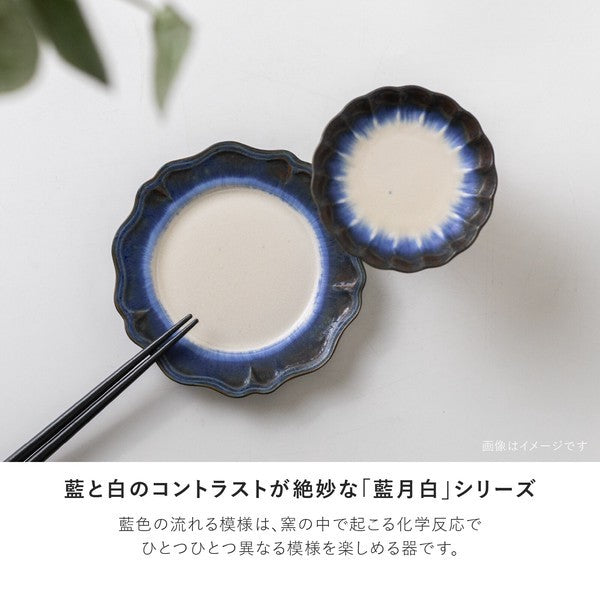 日本製 美濃燒 簡約藍月白 陶瓷 八角小碗|日系質感陶瓷小缽