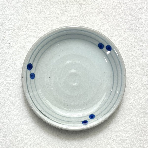 日本製【六魯 rokuro】約11公分陶器豆皿|釉色質感文青小碟 醬料碟 小菜碟 點心碟 醬油碟
