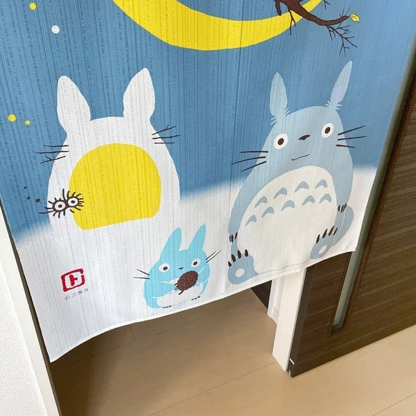 日本 龍貓門簾 85X150cm TOTORO|臥室門簾 客廳門簾 廚房門簾
