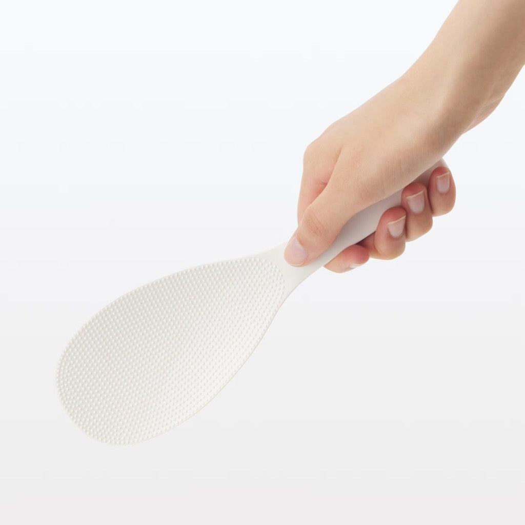 日本製 MUJI 無印良品 不易沾黏飯匙22cm|不接觸桌面設計 不沾飯勺 飯匙 飯勺