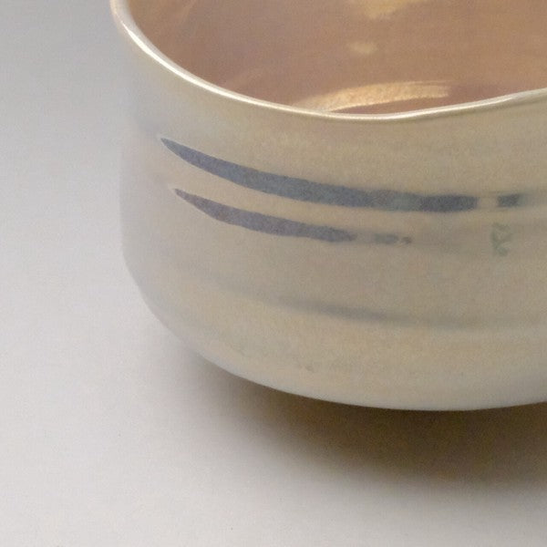 日本製 美濃燒 高級感光澤 白光彩抹茶碗 | 抹茶碗 抹茶道具 Matcha Bowl
