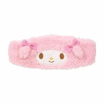 日本正品 三麗鷗 可愛造型髮帶 Hello Kitty 美樂蒂|吸水速乾 一戴固定 洗臉更方便 化妝髮帶
